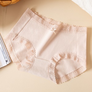 Culotte uincolore respirante  en dentelle