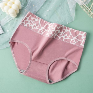 Culotte à taille haute  en coton  pour jeune fille