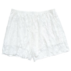 Short de sécurité femme en dentelle double couche