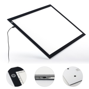 Tablette Lumineuse A3 Dessin Tablette LED pour Croquis Esquisse avec câble USB Prise au norme européenne