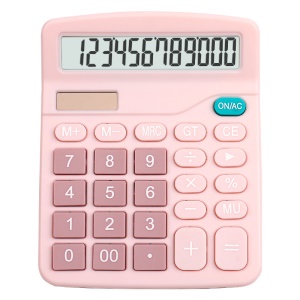 Calculatrice solaire à 12 chiffres double alimentation
