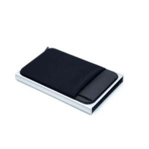 Porte-cartes résistant à la RFID avec Clip métallique auto-éjectable