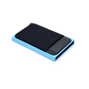 Porte-cartes résistant à la RFID avec Clip métallique auto-éjectable