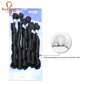 Extension de cheveux 16 pouces cheveux ondulés Body Wave