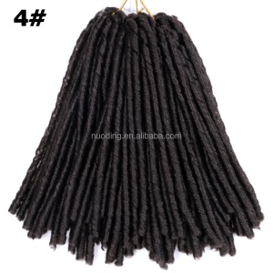 Extensions de cheveux faux locs synthétique 14 pouces 30 braids