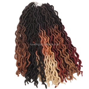 Cheveux  synthétique faux locs de 18 pouces