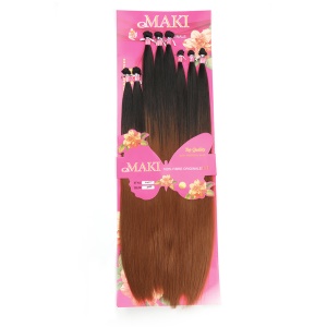 Extension de cheveux en fibre synthétique 28 pouces cheveux lisses 325g