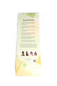 Extension de cheveux lot de 4 pièces 30 pouces cheveux noir longs et lisses fibre de haute température