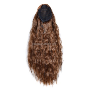Mèche queue de cheval en fibre de haute température cheveux ondulé 22 pouces