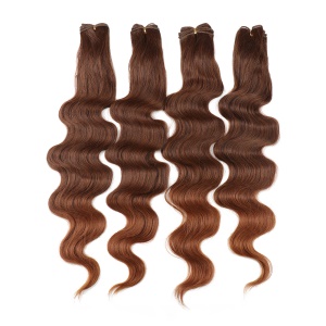 Mèche de 20 pouces aux cheveux ondulée en fibre synthétique