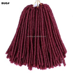 Extensions de cheveux faux locs synthétique 14 pouces 30 braids