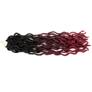 Extensions de cheveux faux locs synthétique 18 pouces