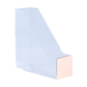 Porte-documents de bureau en acrylique transparent 250 * 85 * 255mm