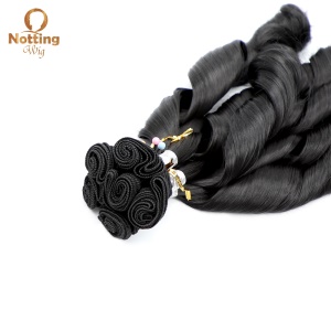 Extension de cheveux 16 pouces cheveux ondulés Body Wave