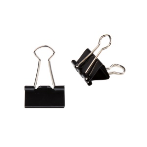 Pince à papiers Noir boîte de 12pcs