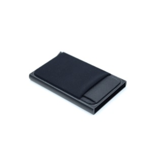 Porte-cartes résistant à la RFID avec Clip métallique auto-éjectable