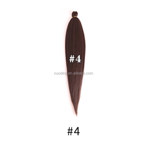 Extension de cheveux pré-étirée en fibre haute température 24 pouces cheveux doux et lisses pour tressage
