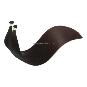 Perruque de 28 pouces aux cheveux raides en fibre synthétiques pour femmes