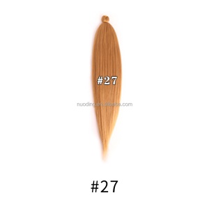 Extension de cheveux pré-étirée en fibre haute température 24 pouces cheveux doux et lisses pour tressage