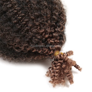 Mèches de 24 pouces en fibre synthétiques aux cheveux bouclé et duveteux