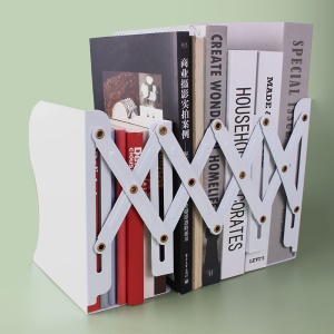 Support de rangement de fichiers de bureau métal rétractable conception créative