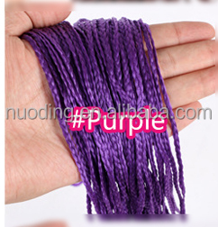 Extension capillaire tressé ondulée pour femme en fibre synthétique