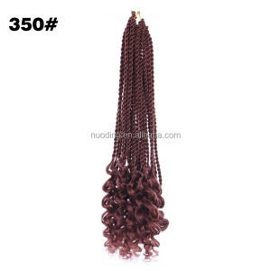 Extensions de cheveux  synthétique tressés 18 pouces