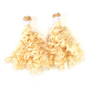 Extension de cheveux bouclés courts 10 pouces Fibre de haute température