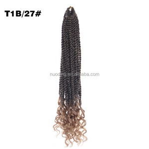 Extensions de cheveux  synthétique tressés 18 pouces