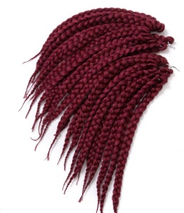 Tresses pour homme et femme de 14 pouces en fibre synthétique