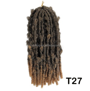 Extension locs papillon pour femme de 10 pouces fibre synthétiques