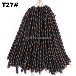 Extensions de cheveux faux locs synthétique 14 pouces 30 braids
