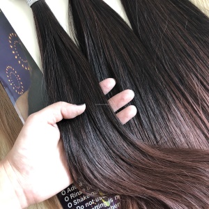Extension de cheveux en fibre synthétique lot de 16 pouces cheveux raides lisses et doux pour tressage