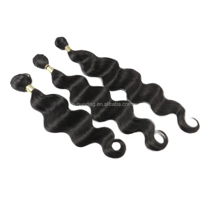 Extension de cheveux en fibre synthétique 20 pouces cheveux ondulés