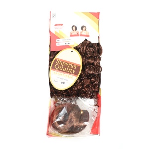 Extension de cheveux synthétique court Deep Wave 10 pouces