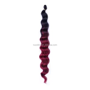 Extension de cheveux ondulés 22 pouces fibre haute température