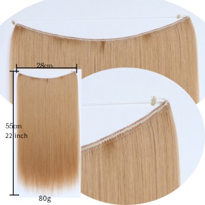 Mèches aux cheveux raides de 22 pouces  en fibre synthétiques haute température