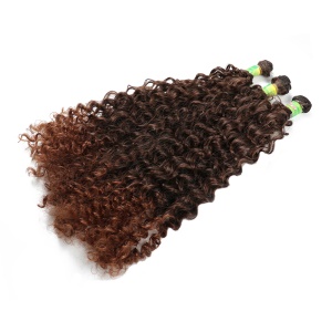 Mèches de cheveux synthétiques  bouclées 16 pouces  8Pcs