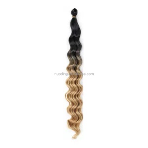 Extension de cheveux ondulés 22 pouces fibre haute température