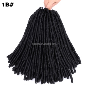 Extensions de cheveux faux locs synthétique 14 pouces 30 braids