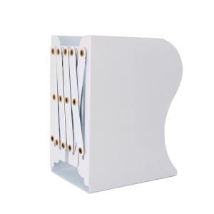 Support de rangement de fichiers de bureau métal rétractable conception créative