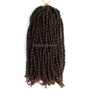 Mèche de 18 pouces aux cheveux torsadé en fibre synthétique basse température