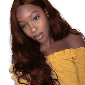 Extension de cheveux en fibre synthétique lot de 9pcs cheveux marron bouclés avec multi-tailles