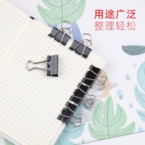 Pince à papiers Noir boîte de 12pcs