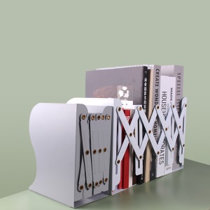 Support de rangement de fichiers de bureau métal rétractable conception créative