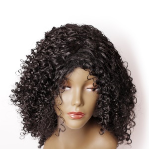 Perruque crépus en fibre synthétique pour femme