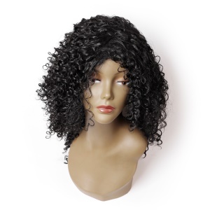 Perruque crépus en fibre synthétique pour femme
