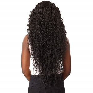 Perruque synthétique  longue aux cheveux ondulés