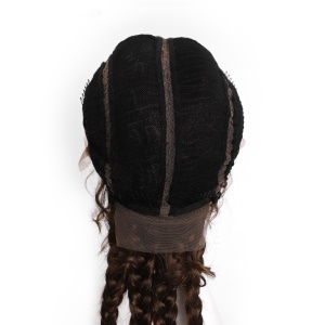 Perruque synthétique aux cheveux tressée
