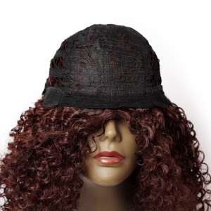 Perruque crépus en fibre synthétique pour femme